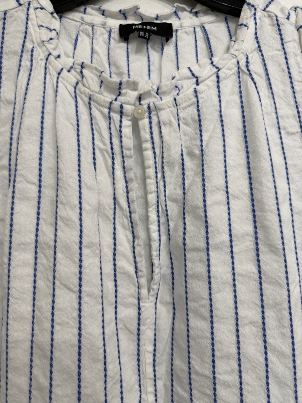 ME+EM Women's Striped Swing Tiered Mini Dress Size 12 - 36591 - Picture 9 of 14